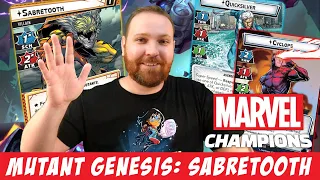 Marvel Champions: Sabretooth vs. Cyclops & Quicksilver (Mutant Genesis)