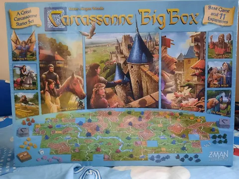 Carcassonne Big Box 2017 Version Unbox 卡卡城/卡卡頌2017年大盒版開箱 [WTF Unbox]