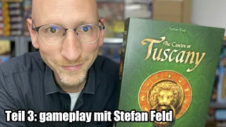 The Castles of Tuscany (alea / Ravensburger) - ab 10 Jahre - Teil 3 - gameplay mit Stefan Feld