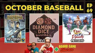 Ep 69 - Bat Flip Dynasty - Baseball Highlights: 2045 - Diamon Dice Baseball - Board Game Karen