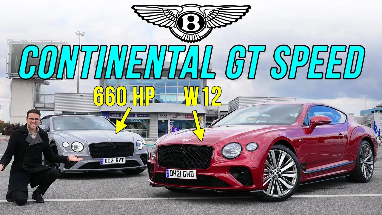 new Bentley Continental GT Speed W12 REVIEW 2022 Coupé racetrack vs Convertible cruise