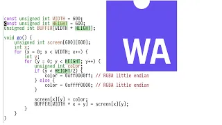 Drawing To a Canvas With Webassembly (Without Emscripten) Drawing To a Canvas With Webassembly (Without Emscripten)