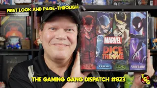 Marvel Dice Throne Unboxing and First Look on The Gaming Gang Dispatch #823