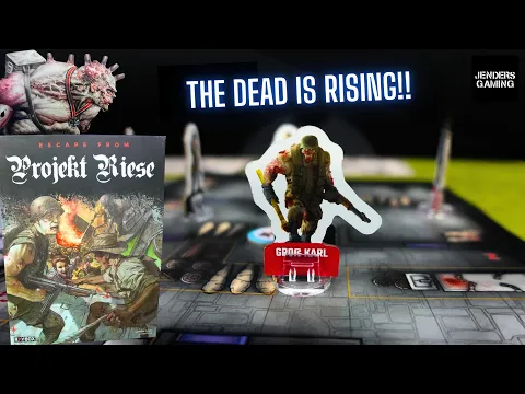 Preview of the Zombie board game - Escape from Projekt Riese
