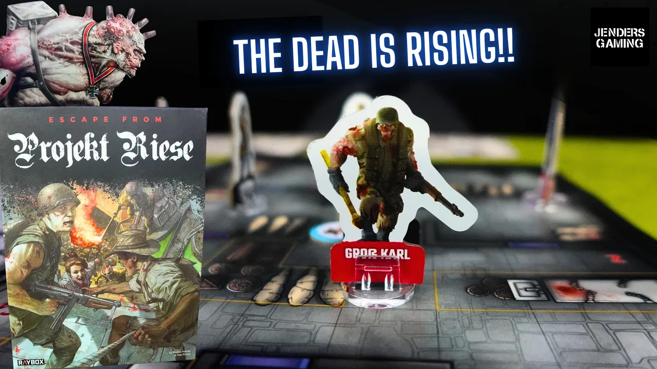 Preview of the Zombie board game - Escape from Projekt Riese