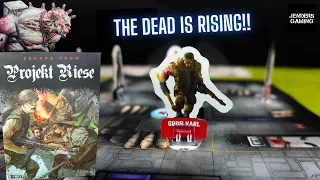 Preview of the Zombie board game - Escape from Projekt Riese