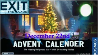 Exit The Game: The Missing Hollywood Star - December 22nd