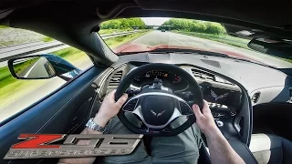 Corvette Z06 ACCELERATION POV on AUTOBAHN 702HP by BBM Motorsport