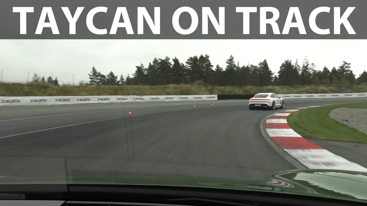 Driving Porsche Taycan Turbo S at Rudskogen