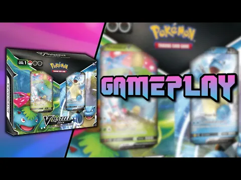 Pokémon V Battle Decks Venusaur V vs Blastoise V Gameplay