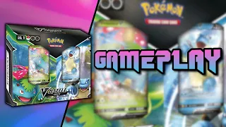 Pokémon V Battle Decks Venusaur V vs Blastoise V Gameplay