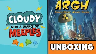 Argh Unboxing - Cloudy with a Chance of Meeples
