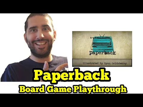 Paperback Board Game Playthrough (solo mode)