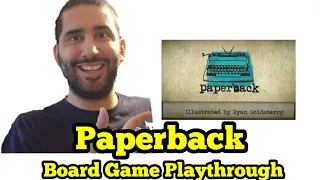 Paperback Board Game Playthrough (solo mode)