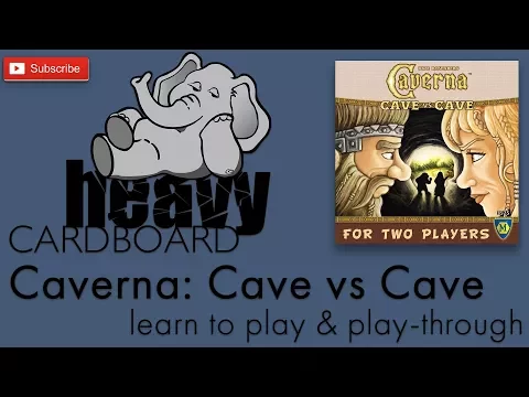 Caverna: Cave vs Cave 2p Play-through, Teaching, & Roundtable discussion by Heavy Cardboard
