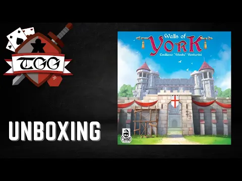 Walls of York Board Game Unboxing