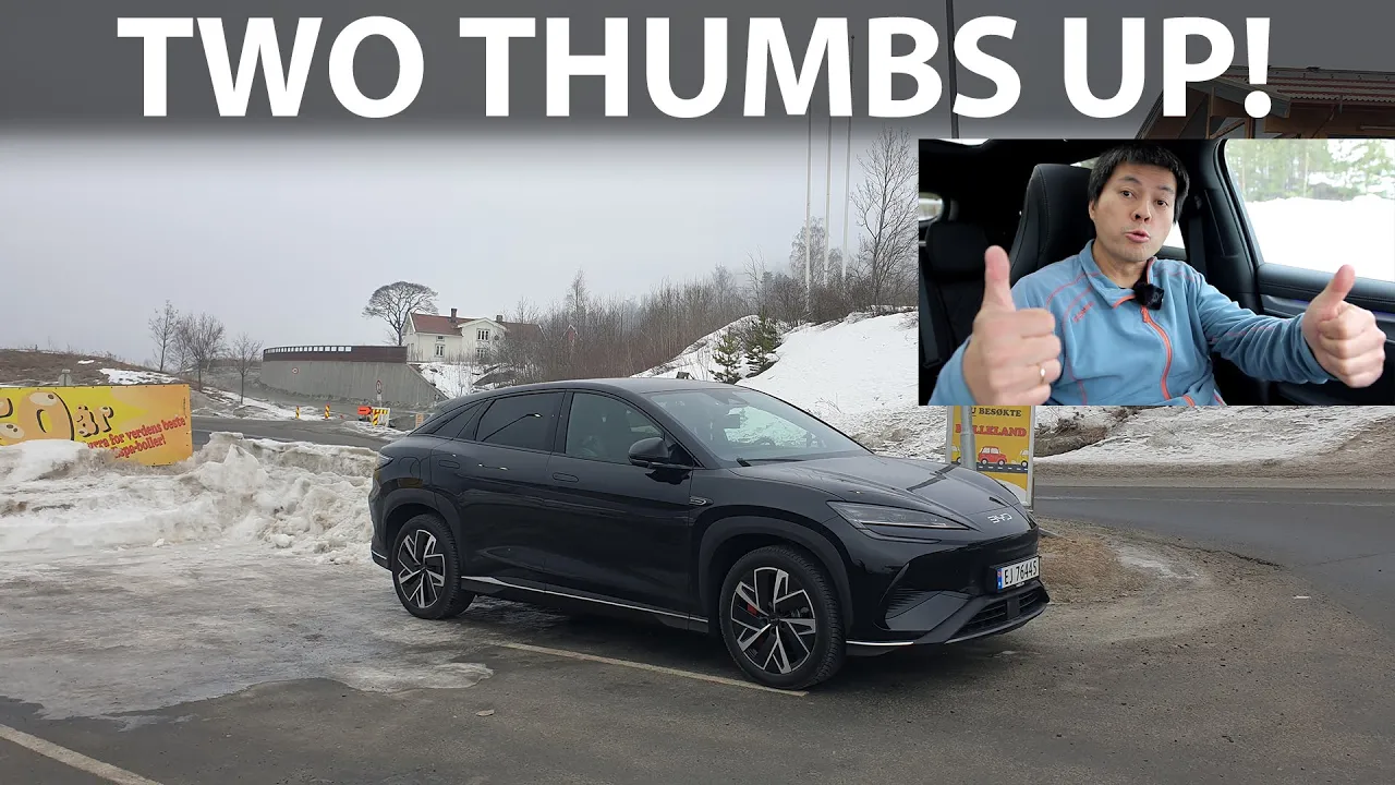 BYD Sealion 7 93 kWh range test in Norway
