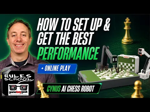 How to Setup & Get the Best Performance & Online Play with the Cynus AI Chess Robot