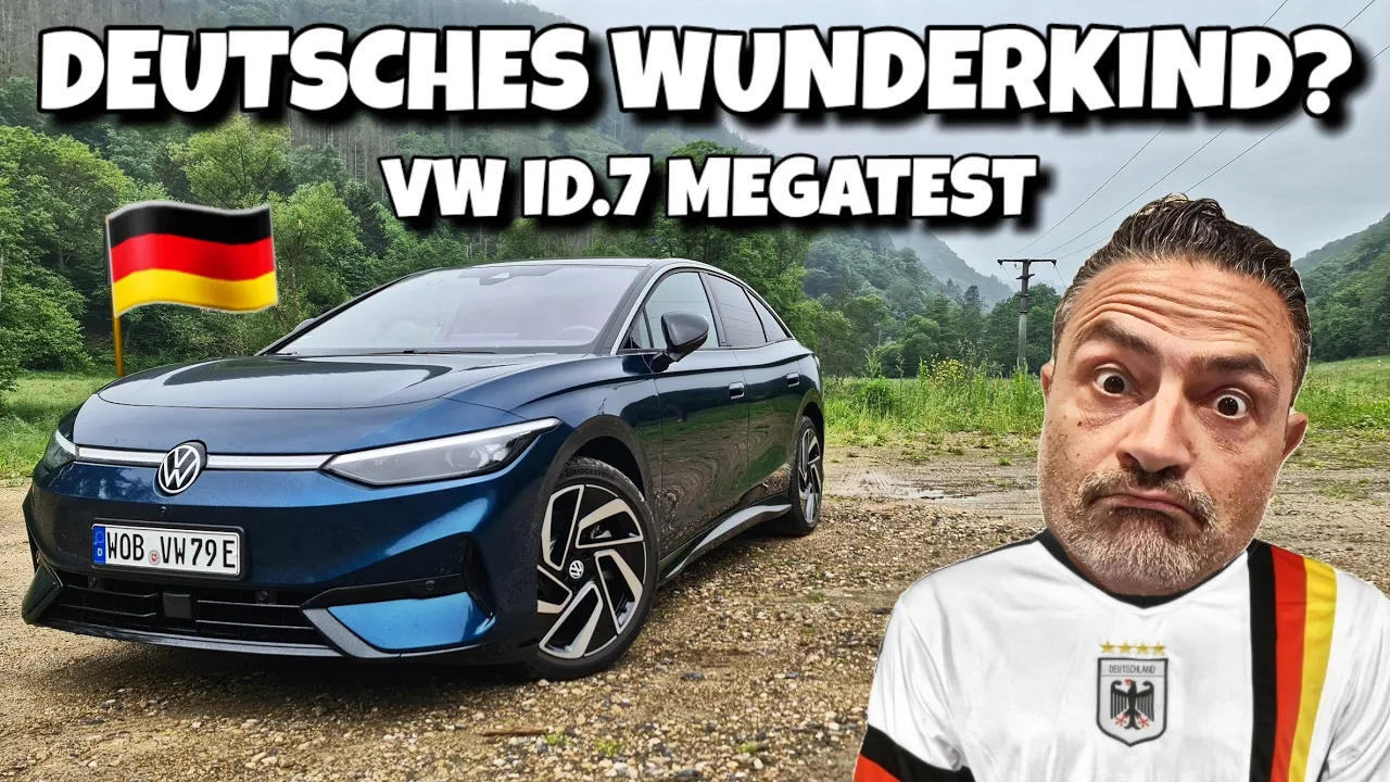Benzin war gestern! VW ID.7 Megatest. Elektroauto mit viel Platz und  Reichweite.