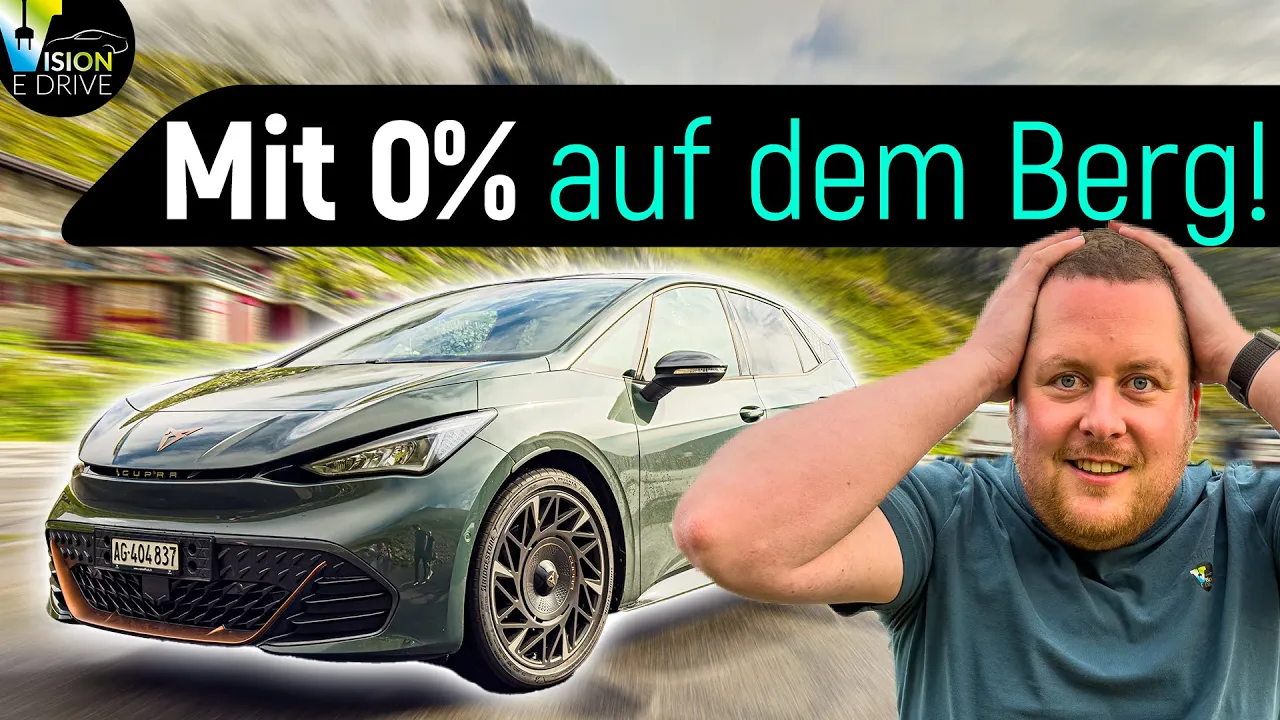 Doch zu knapp geladen? 6 Alpenpässe vs. CUPRA BORN VZ - Wir testen die Swiss Alp Trophy 2025!