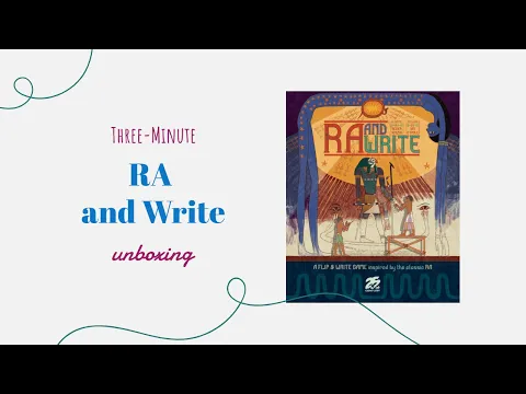 Ra and Write - 3-Minute Unboxing
