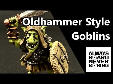 Painting Oldhammer Style Goblins from Kev Adams the "Goblin Master" for Stalagbite | Sponsored