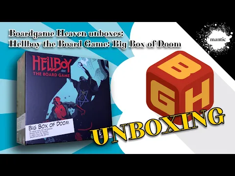 Boardgame Heaven Unboxing 154: Hellboy the Board Game: Big Box of Doom (Mantic)