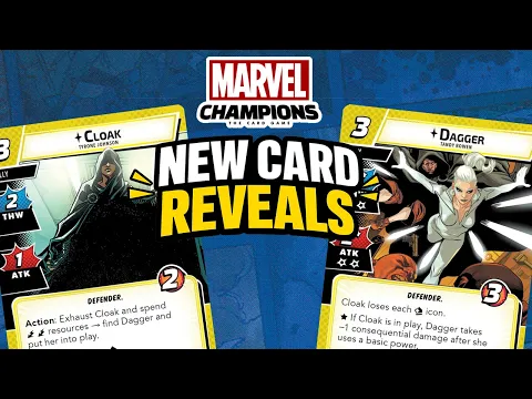 New Cloak & Dagger Ally Card Reveals for Marvel Champions Fear No Evil