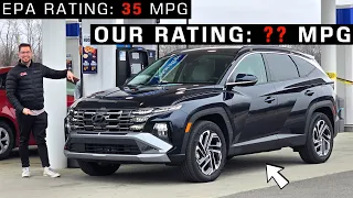 What's the ACTUAL Fuel Economy? We TEST the 2025 Hyundai Tucson Hybrid! (Real-World Highway MPG)