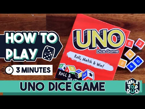 How to Play UNO Dice in 3 Minutes