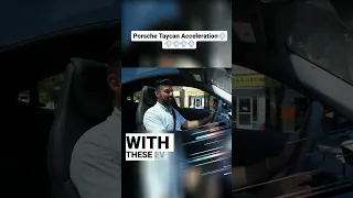 PORSCHE TAYCAN ACCELERATION #shorts
