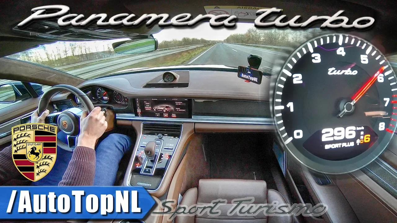 2019 PORSCHE PANAMERA TURBO Sport Turismo 296km/h AUTOBAHN DRIVE by AutoTopNL