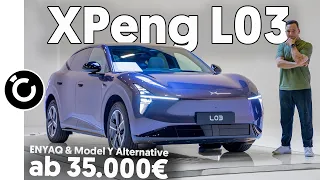 XPeng L03 - günstige Enyaq & Model Y Alternative mit "nur" 400 Volt!
