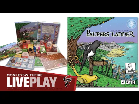 PAUPERS' LADDER - BEDSIT GAMES | BOARD GAME LIVE PLAY |