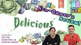 Delicious - A Non-Gamer's Review! Pencil First Games | Love 2 Hate #boardgamereview #boardgames
