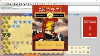 Commands & Colors: Ancients Tutorial Playthrough - Scenario 601 Hysiae