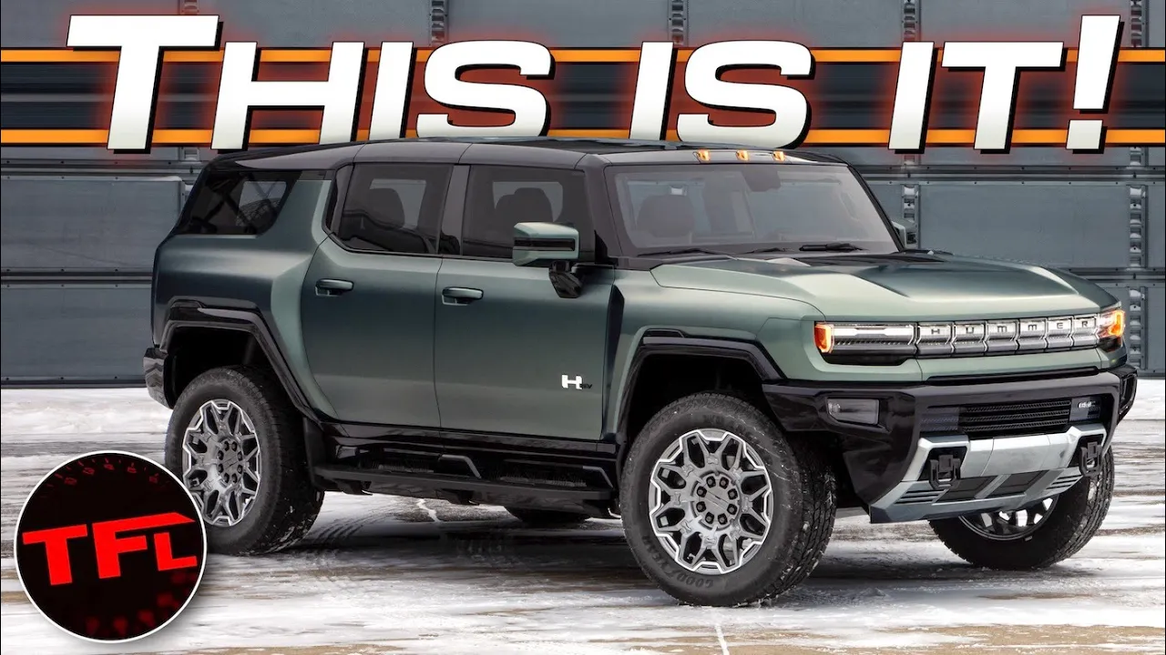 GLOBAL PREMIERE: Here's Your First Look At The New GMC Hummer EV SUV!