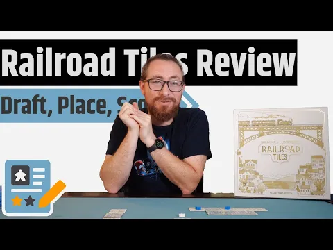 Railroad Tiles Review - A Roll And Write Without the Roll or the Write