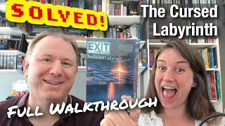 Solved! Exit: The Cursed Labyrinth - full walkthrough + solution with Dr Gareth and Laura