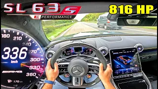 2025 Mercedes-AMG SL63 SE is SUPER FAST! on the UNLIMITED AUTOBAHN