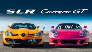 RIP Clutch: Porsche Carrera GT vs SLR McLaren DRAG RACE