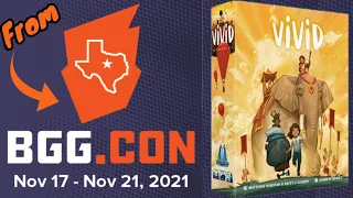 Vivid Memories - Quick Gamer Thoughts From BGG Con 2021