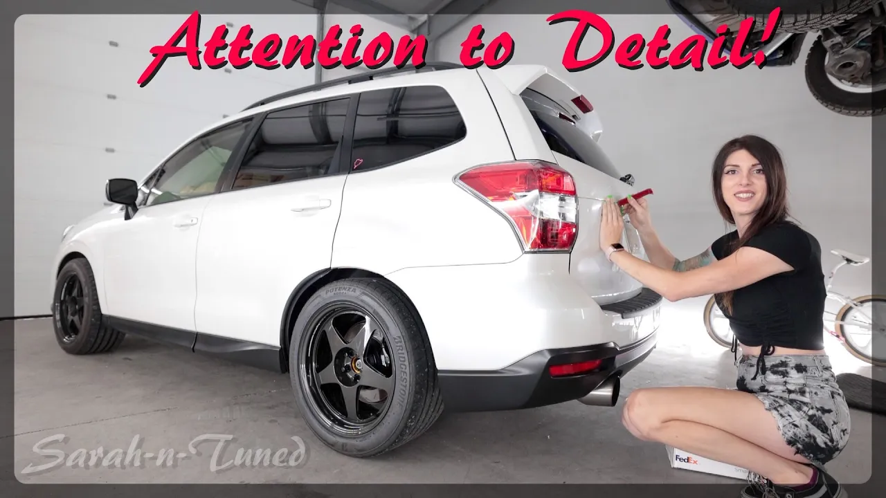 The Finishing Touches on my JDM Subaru Forester STI tS Conversion