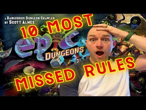 10 Most Missed Rules - Tiny Epic Dungeons
