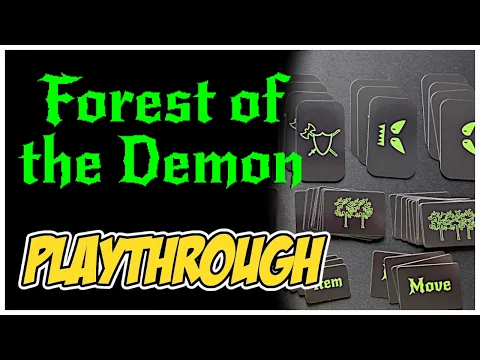Forest Of The Demon Playthrough | A Chilling Mint Tin Solo Game!