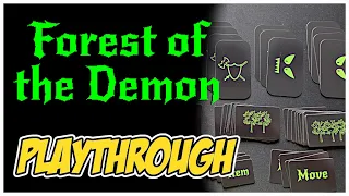 Forest Of The Demon Playthrough | A Chilling Mint Tin Solo Game!