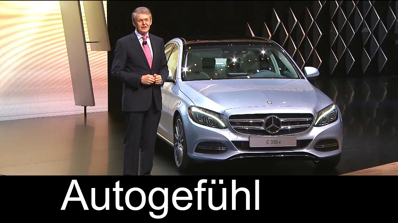 Mercedes C350e C-Class Plugin-Hybrid presentation exterior interior & Mercedes connect me