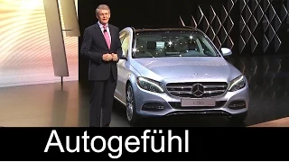 Mercedes C350e C-Class Plugin-Hybrid presentation exterior interior & Mercedes connect me
