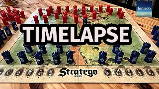 Stratego Board Game | Full Playthrough Timelapse