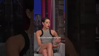 Aubrey Plaza attempts small talk on Letterman 💀😂😂 #shorts #aubreyplaza #funny